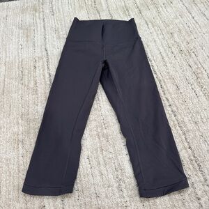 Lululemon Wunder Under Luxtreme Crop Capri Leggings Gray